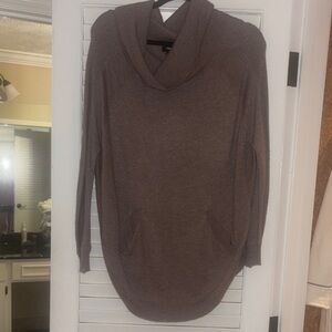 Fate Cozy Brown Turtleneck Sweater